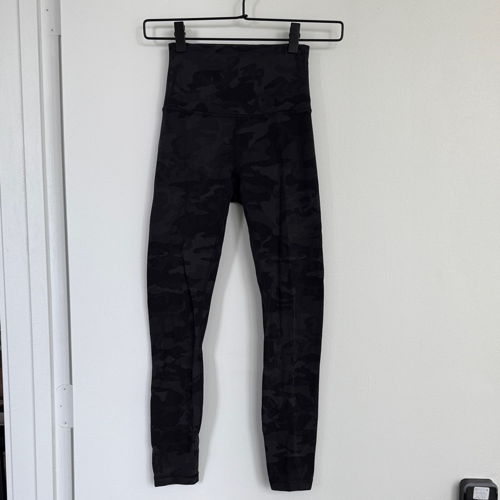 lululemon athletica Black Camo Leggings